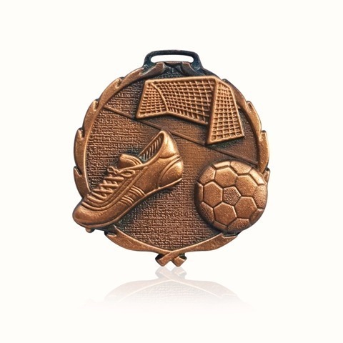 MEDALLA 60 mm FUTBOL AR/BOT/PEL.