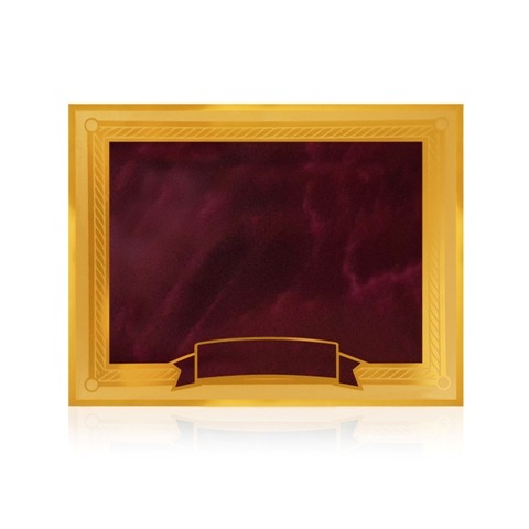 CHAPA ALUM 13 X 18 Cm. HORIZONTAL MARMOLADA