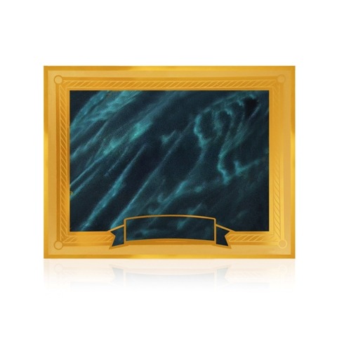 CHAPA ALUM 13 X 18 Cm. HORIZONTAL MARMOLADA