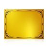 69830 (2) CHAPA OVAL ORO