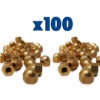 TUERCAS CIEGAS BRONCE X100 ó X 50 U.