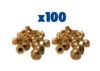 TUERCAS CIEGAS BRONCE X100 ó X 50 U.