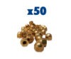 TUERCAS CIEGAS BRONCE X100 ó X 50 U.